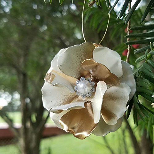 Victorian Ivory and Gold Ornament